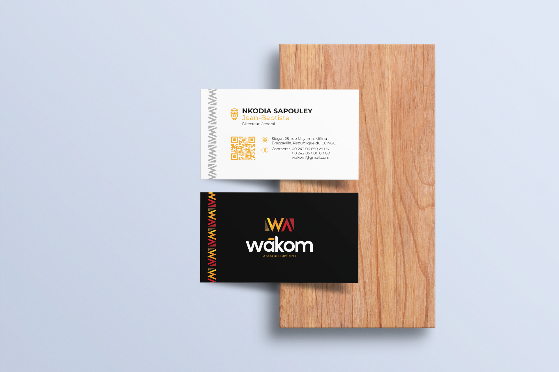 WAKOM Création logotype - Seven Congo
